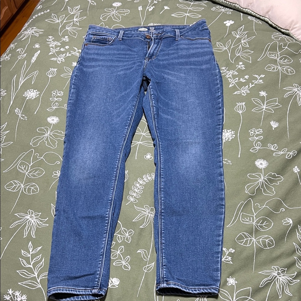 Old Navy WINTER WARM LINED Women's Skinny Jeans - Blue